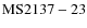 ${\rm MS}2137-23$