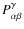 $P_{\alpha\beta}^\gamma$