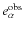 $e_\alpha^{\rm obs}$