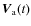 $\vec{V}_{\rm a}(t)$