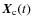 $\vec{X}_{\rm c}(t)$