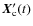 $\vec{X}_{\rm c}'(t)$