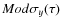 $Mod \sigma_y(\tau)$