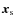 $\vec{x}_{\rm s}$