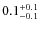 $\rm0.1^{+0.1}_{-0.1}$