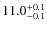 $\rm 11.0^{+0.1}_{-0.1}$