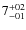 $\rm 7^{+02}_{-01}$