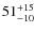 $\rm 51^{+15}_{-10}$