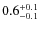$\rm0.6^{+0.1}_{-0.1}$