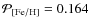 ${\cal{P}}_{\rm {\rm [Fe/H]}}=0.164$