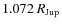 $1.072~R_{\rm Jup}$