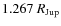 $1.267~R_{\rm Jup}$