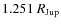 $1.251~R_{\rm Jup}$