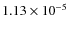 $1.13\times10^{-5}$