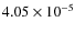 $4.05\times10^{-5}$