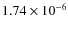 $1.74\times10^{-6}$