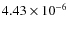 $4.43\times10^{-6}$