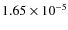 $1.65\times10^{-5}$