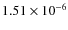 $1.51\times10^{-6}$