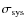 $\sigma_{{\rm sys}}$