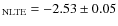 $_{{\rm NLTE}}=-2.53\pm0.05$