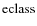 ${\rm eclass}$