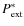$P_{\rm ext}^{*}$