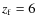 $z_{\rm f}=6$