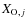 $X_{{\rm O}, j}$