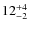 $12^{\rm +4}_{-2}$