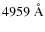 $4959~\AA$