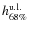 $h^{\rm u.l.}_{68\%}$