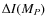 $\Delta I(M_P)$