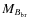 $M_{B_{\rm br}}$