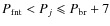 $P_{\rm fnt} < P_j \leqslant P_{\rm br}+7$