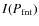 $I(P_{\rm fnt})$