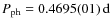 $P_{\rm ph} = 0.4695(01)~{\rm d}$