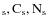 $_{\rm s}, {\rm C}_{\rm s}, {\rm N}_{\rm s}$