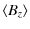 $\displaystyle \langle B_z\rangle$