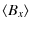 $\displaystyle \langle B_x\rangle$