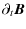 $\displaystyle \partial_t \vec{B}$