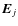 $\mathcal{\vec{E}}_j$