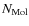 $N_{\rm Mol}$