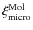 $\xi_{\rm micro}^{\rm Mol}$