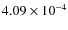 $4.09 \times 10^{-4}$