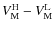 $V_{\rm M}^{\rm H} - V_{\rm M}^{\rm L}$
