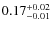$\rm0.17^{+0.02}_{-0.01}$