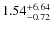 $\rm 1.54^{+6.64}_{-0.72}$