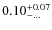 $\rm0.10^{+0.07}_{-...}$