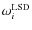 $\omega_i^{\rm LSD}$